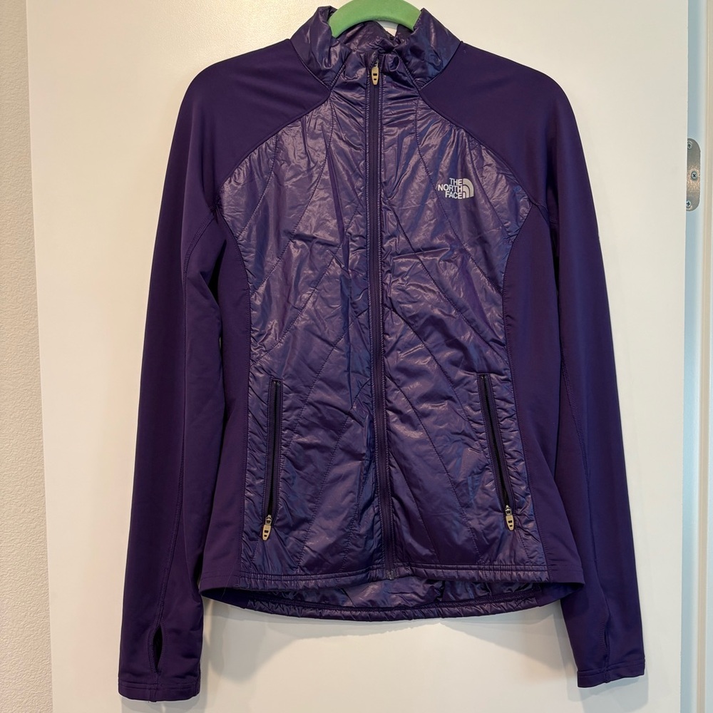 The North Face Purple Ski Jacket Lightweight Water-Resistant